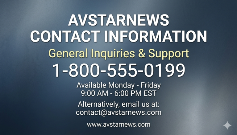 Avstarnews contact number