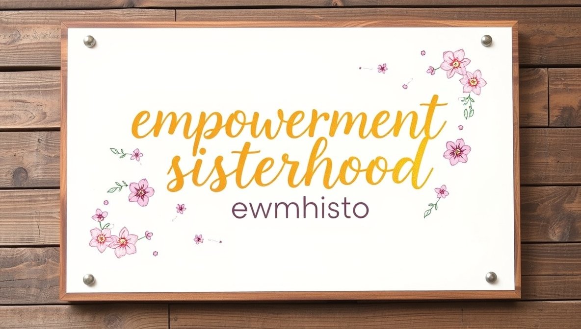 empowerment sisterhood ewmhisto