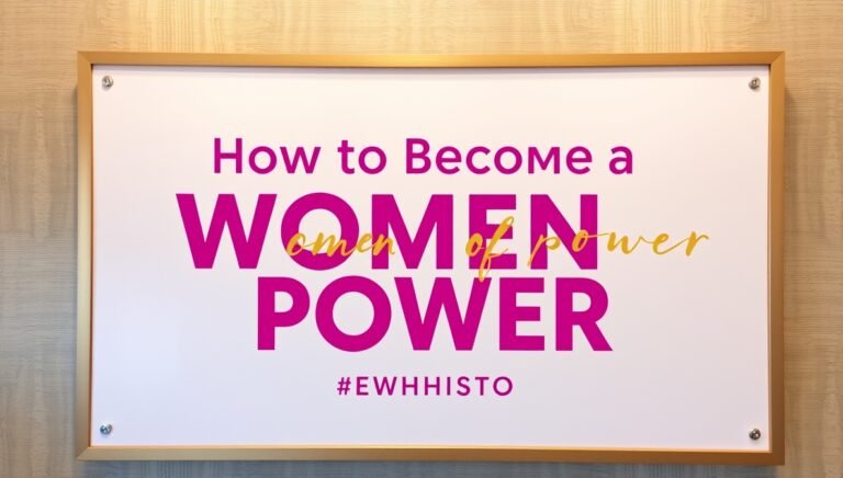 how to become a woman of power ewmhisto