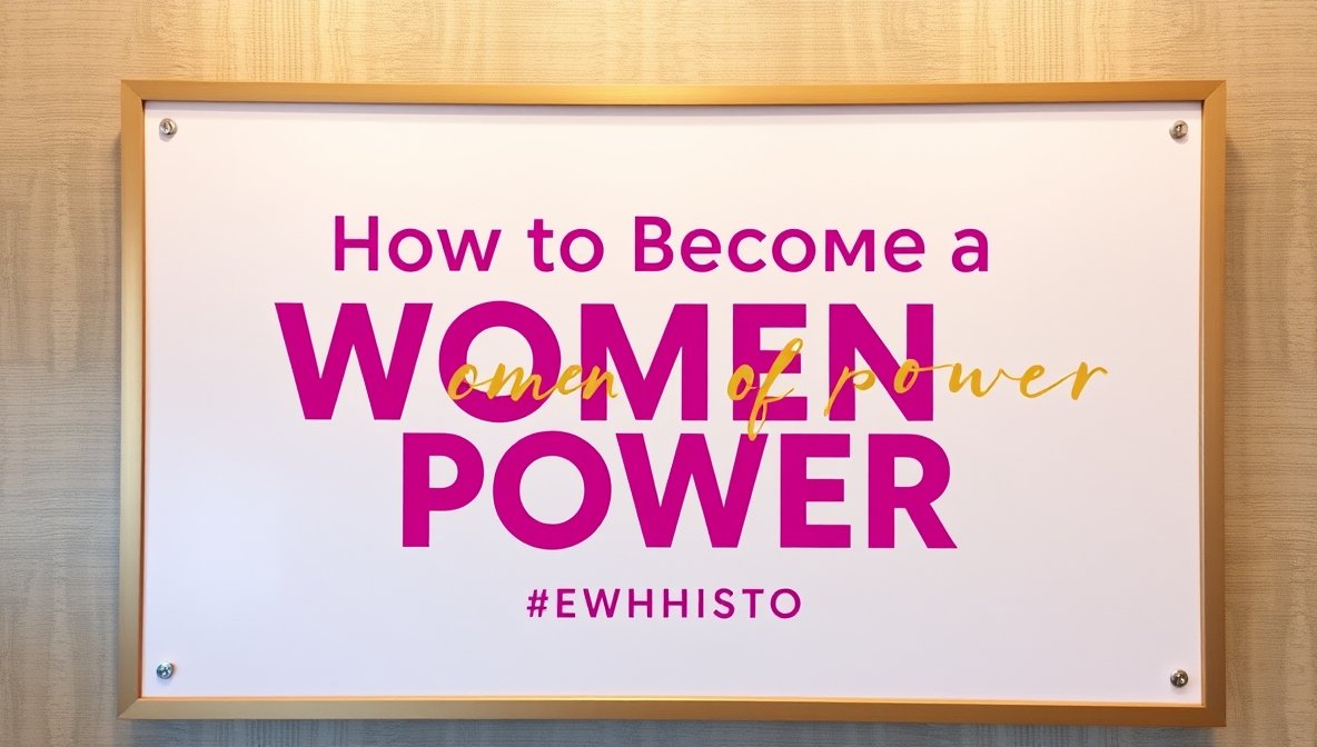how to become a woman of power ewmhisto